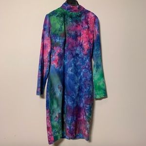 Multi-Color Corduroy Mini Dress